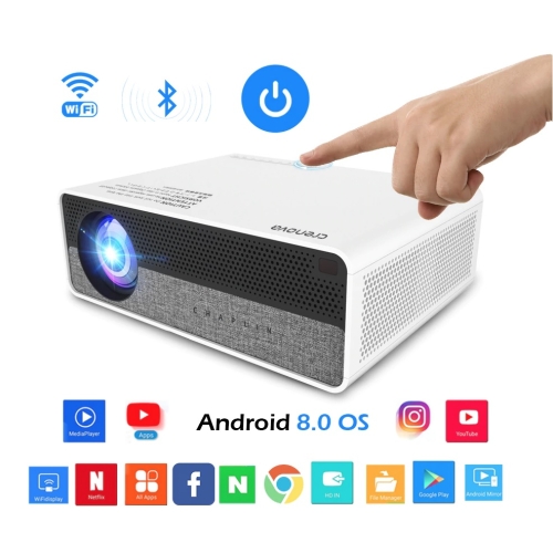 LED Beamer FHD 4K CRENOVA WIFI ANDROID 8.0